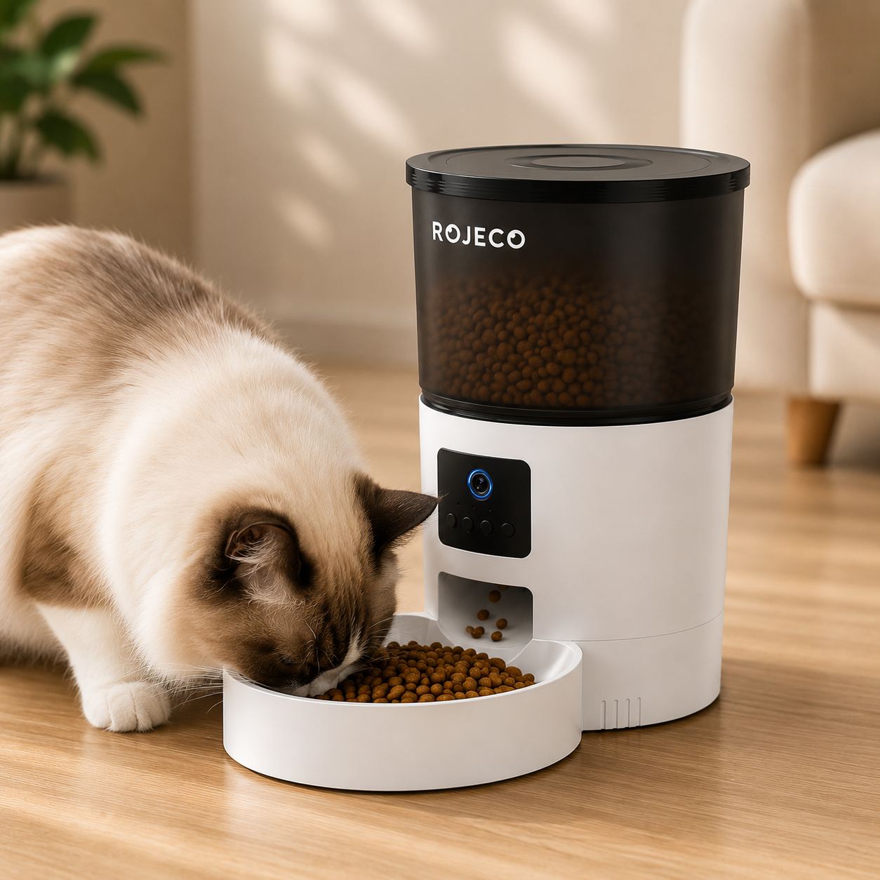 Distributeur automatique de croquettes avec caméra HD et contrôle intelligent